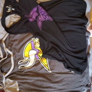 2 MN Vikings racer tanks